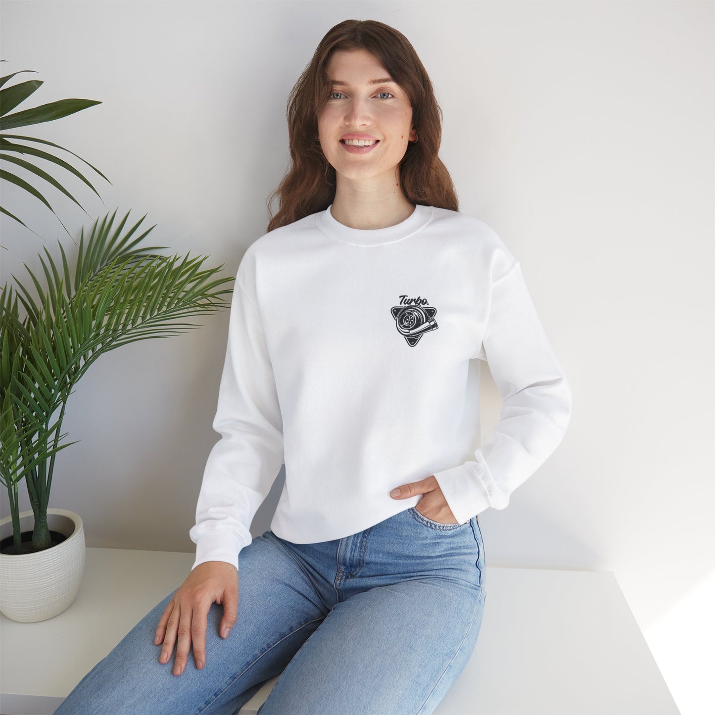 Sweatshirt Turbo Design Unisex Heavy Blend Crewneck